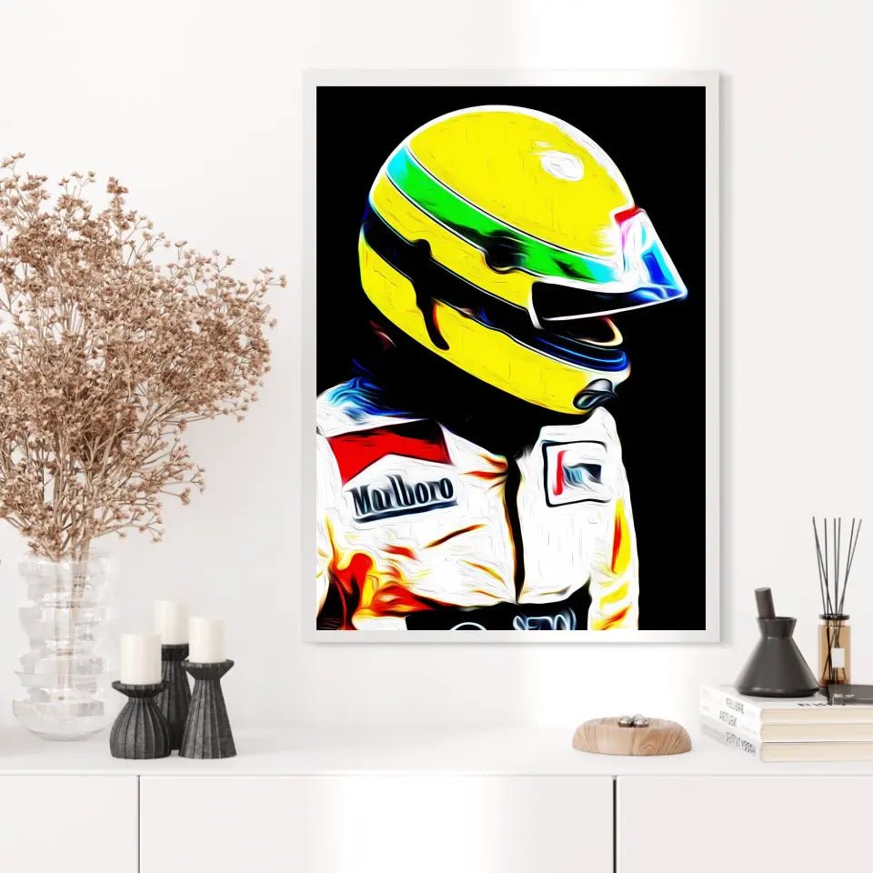 Affiche et Tableau Ayrton Senna Toleman 1984 Formule 1
