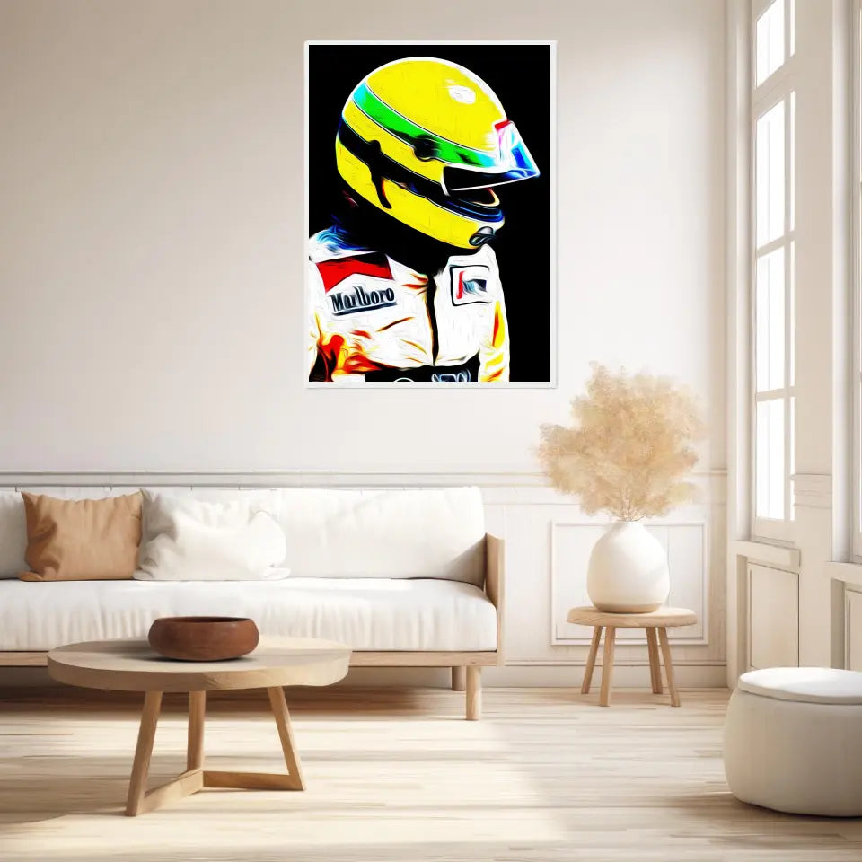 Affiche et Tableau Ayrton Senna Toleman 1984 Formule 1