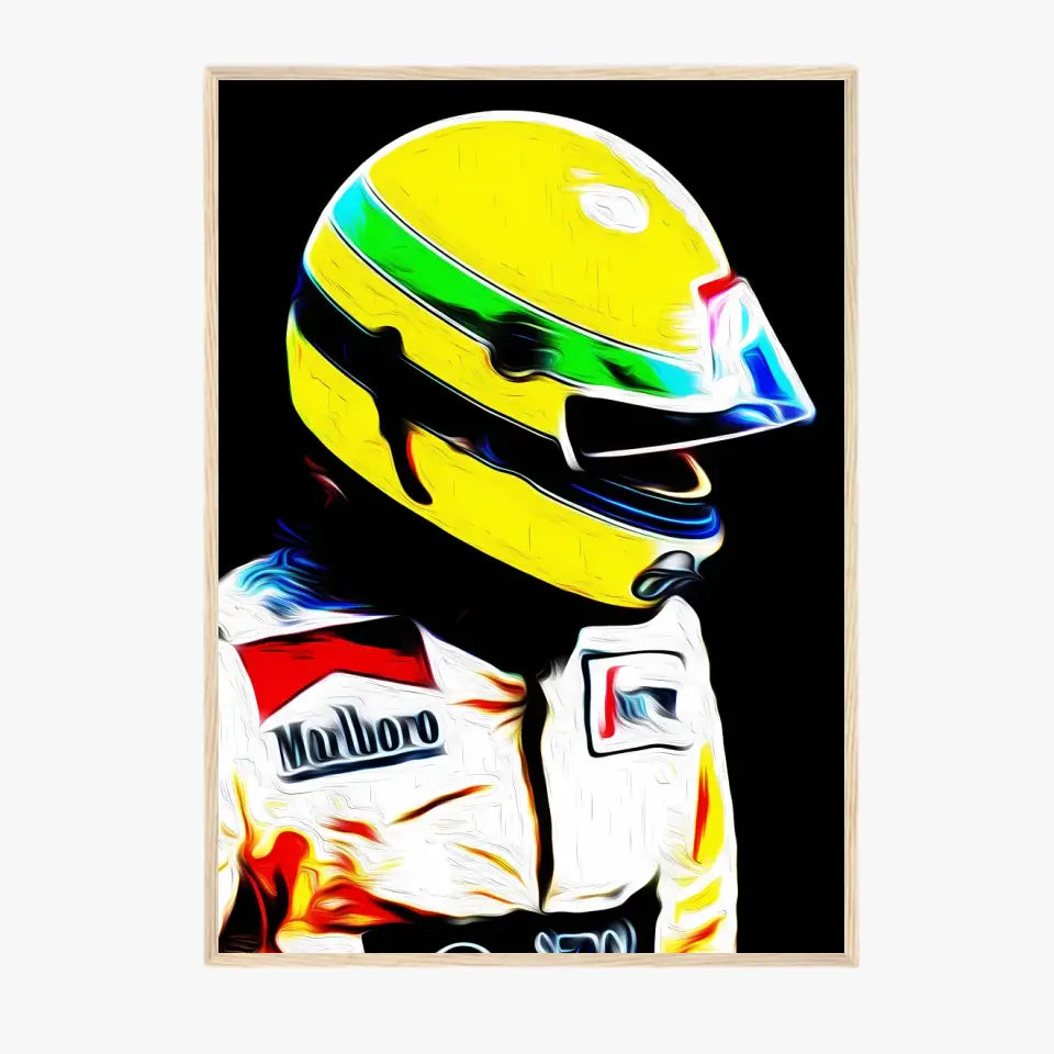 Affiche et Tableau Ayrton Senna Toleman 1984 Formule 1