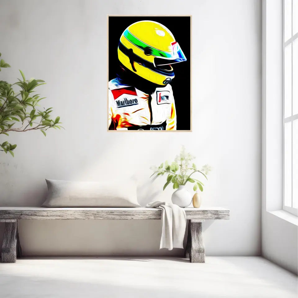 Affiche et Tableau Ayrton Senna Toleman 1984 Formule 1
