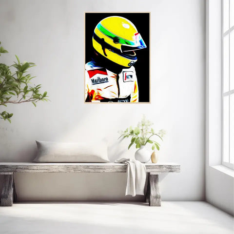 Affiche et Tableau Ayrton Senna Toleman 1984 Formule 1