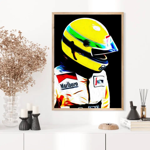 Affiche et Tableau Ayrton Senna Toleman 1984 Formule 1