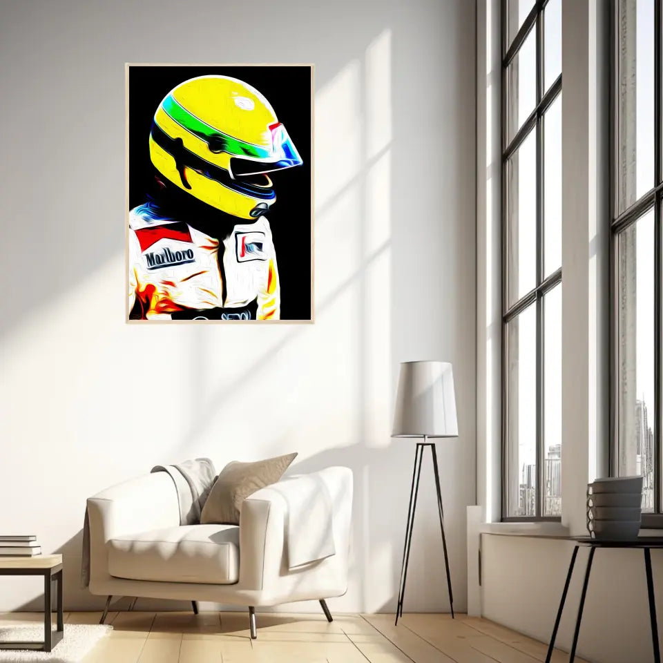 Affiche et Tableau Ayrton Senna Toleman 1984 Formule 1