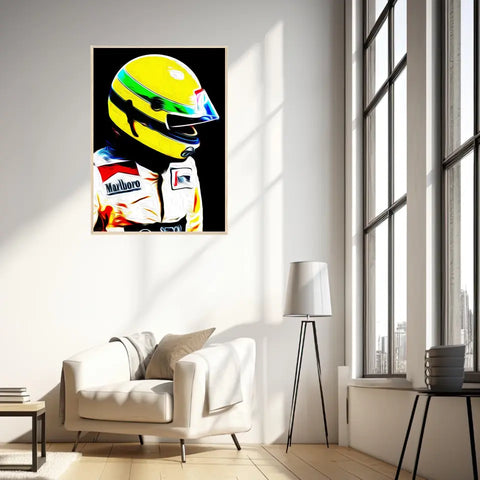 Affiche et Tableau Ayrton Senna Toleman 1984 Formule 1