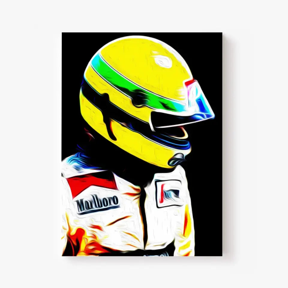 Affiche et Tableau Ayrton Senna Toleman 1984 Formule 1