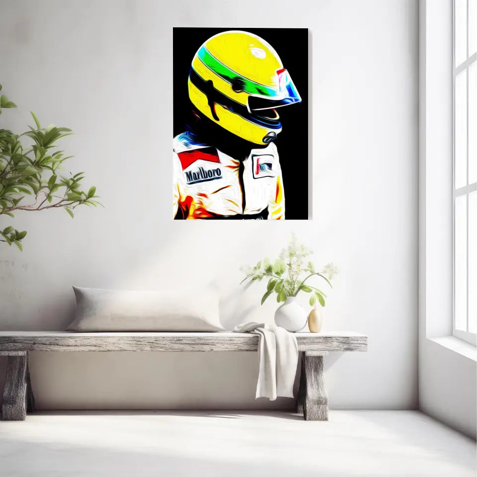 Affiche et Tableau Ayrton Senna Toleman 1984 Formule 1