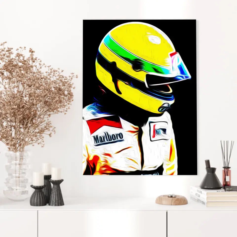 Affiche et Tableau Ayrton Senna Toleman 1984 Formule 1