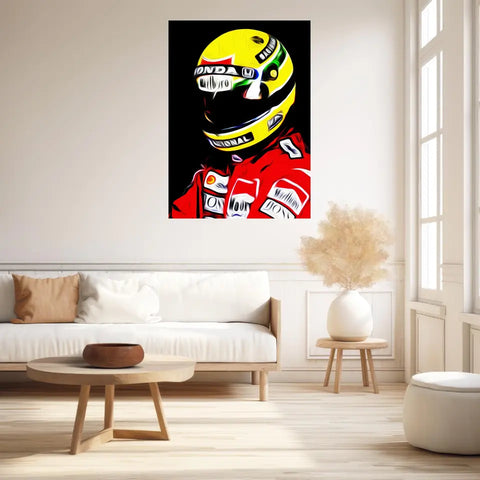 Affiche et Tableau Ayrton Senna McLaren Honda 1988 Formule 1