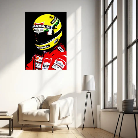 Affiche et Tableau Ayrton Senna McLaren Honda 1988 Formule 1
