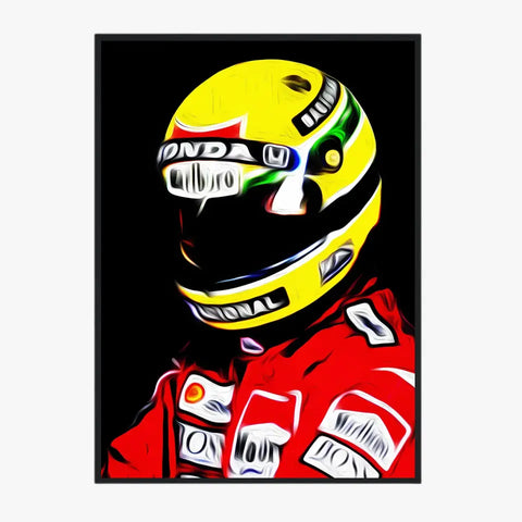 Affiche et Tableau Ayrton Senna McLaren Honda 1988 Formule 1