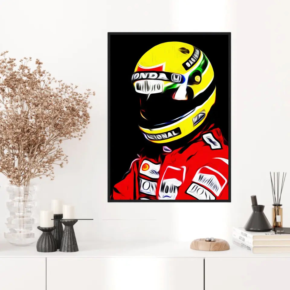 Affiche et Tableau Ayrton Senna McLaren Honda 1988 Formule 1