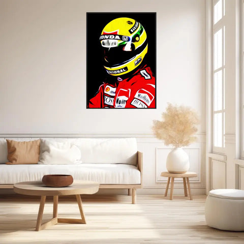 Affiche et Tableau Ayrton Senna McLaren Honda 1988 Formule 1