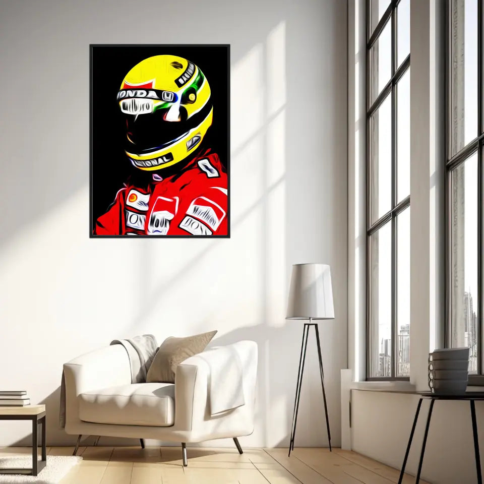 Affiche et Tableau Ayrton Senna McLaren Honda 1988 Formule 1