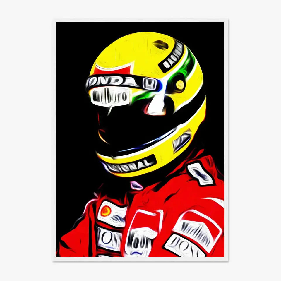 Affiche et Tableau Ayrton Senna McLaren Honda 1988 Formule 1