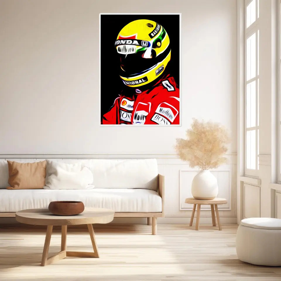 Affiche et Tableau Ayrton Senna McLaren Honda 1988 Formule 1