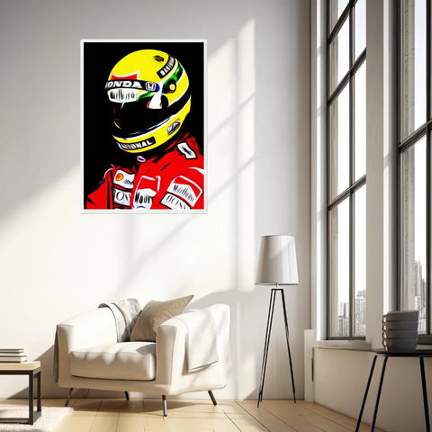 Affiche et Tableau Ayrton Senna McLaren Honda 1988 Formule 1