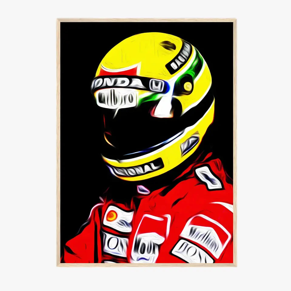 Affiche et Tableau Ayrton Senna McLaren Honda 1988 Formule 1