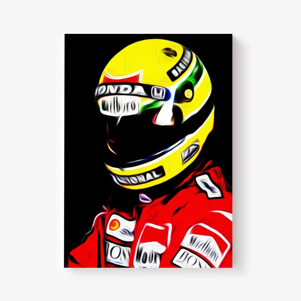 Affiche et Tableau Ayrton Senna McLaren Honda 1988 Formule 1