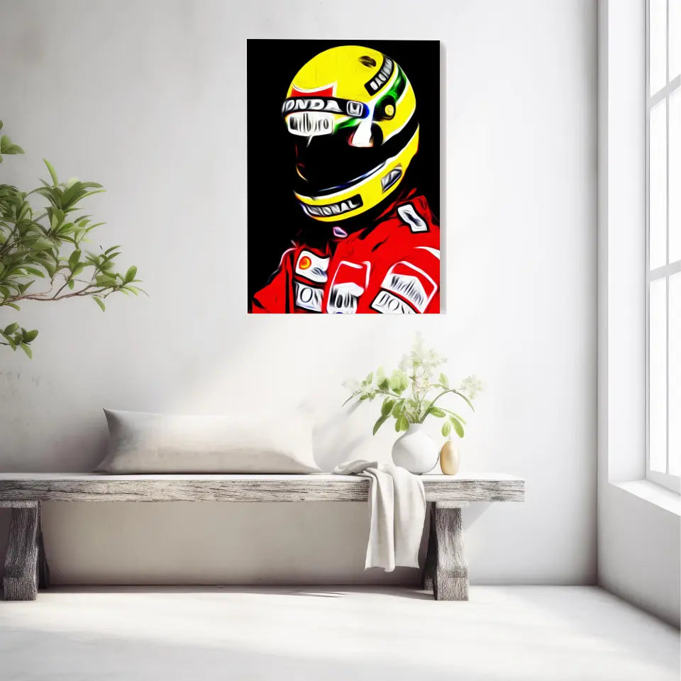 Affiche et Tableau Ayrton Senna McLaren Honda 1988 Formule 1