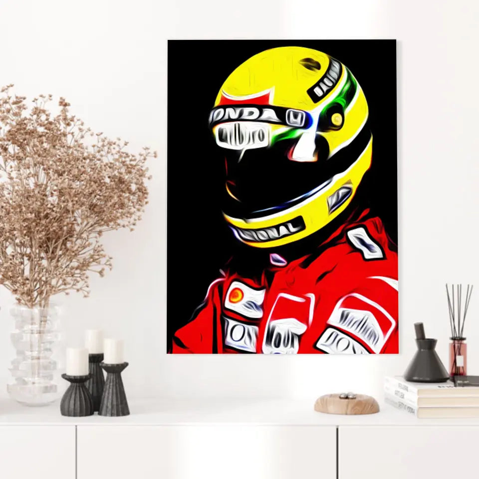 Affiche et Tableau Ayrton Senna McLaren Honda 1988 Formule 1