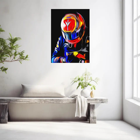 Affiche et Tableau Alex Albon Red Bull 2020 Formule 1