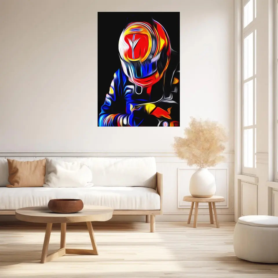 Affiche et Tableau Alex Albon Red Bull 2020 Formule 1