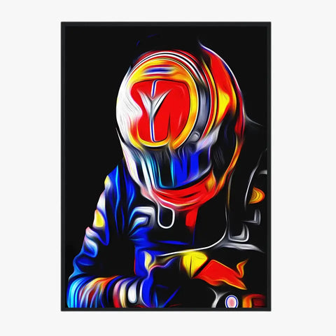 Affiche et Tableau Alex Albon Red Bull 2020 Formule 1