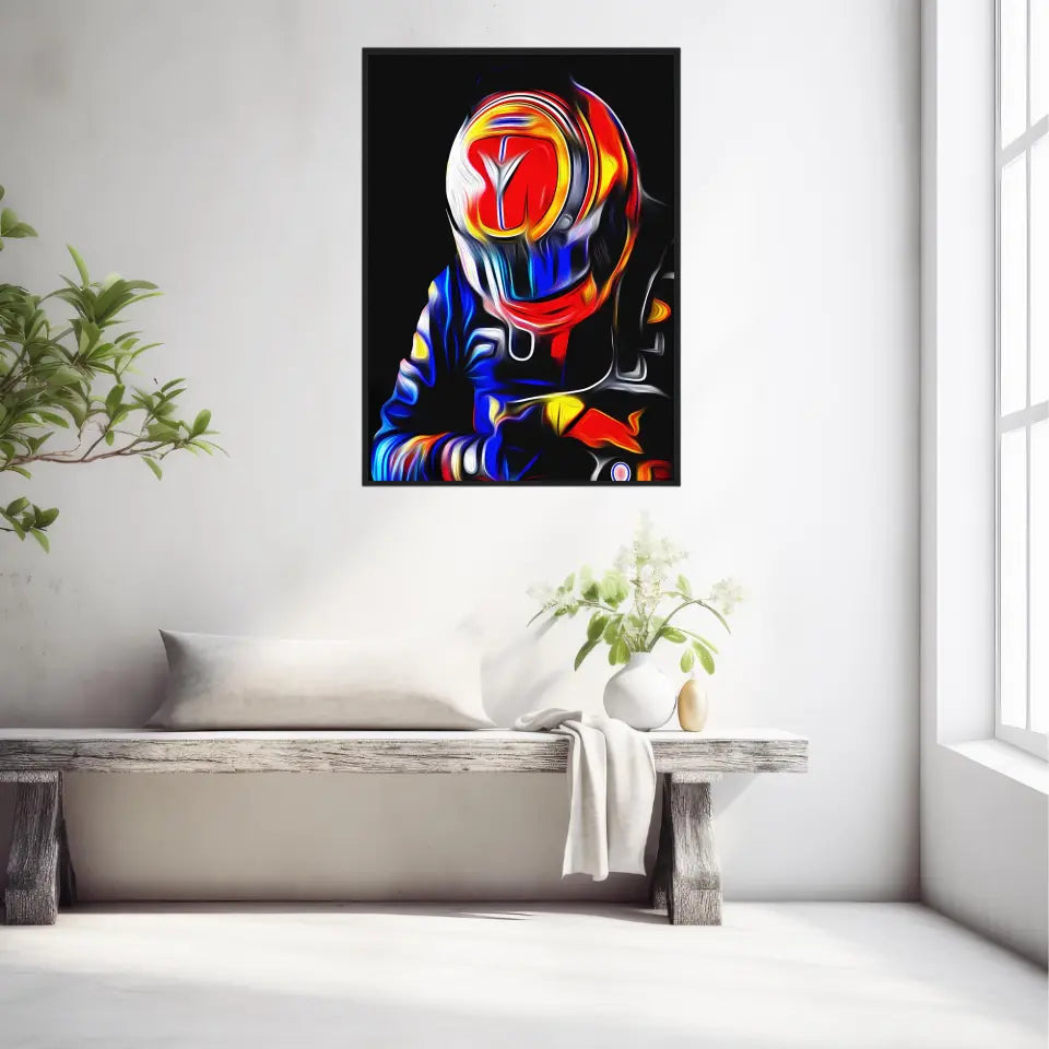 Affiche et Tableau Alex Albon Red Bull 2020 Formule 1