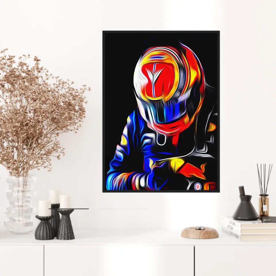 Affiche et Tableau Alex Albon Red Bull 2020 Formule 1
