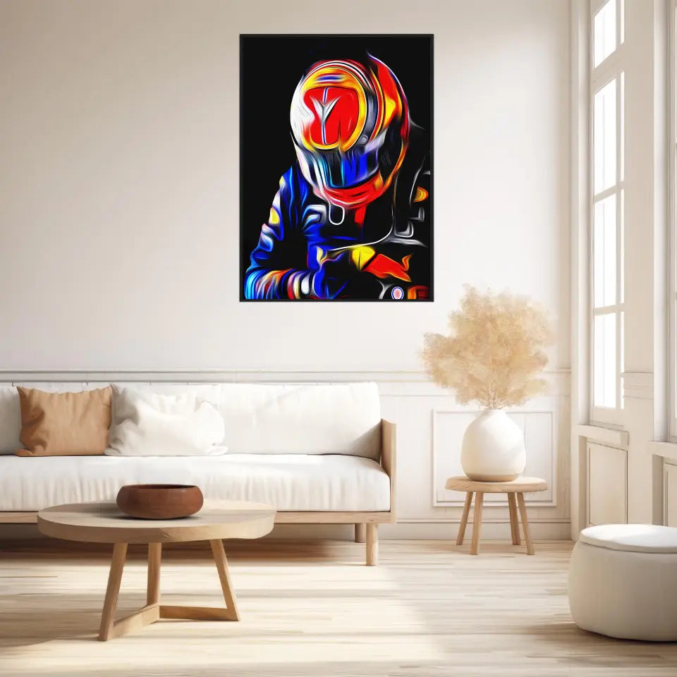 Affiche et Tableau Alex Albon Red Bull 2020 Formule 1