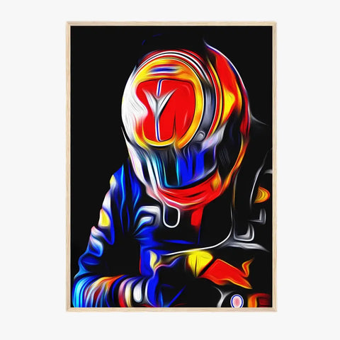Affiche et Tableau Alex Albon Red Bull 2020 Formule 1