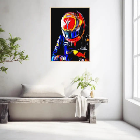 Affiche et Tableau Alex Albon Red Bull 2020 Formule 1