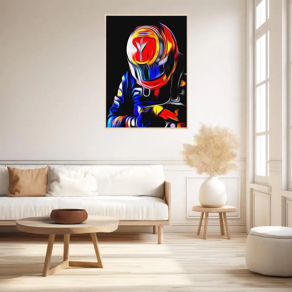 Affiche et Tableau Alex Albon Red Bull 2020 Formule 1
