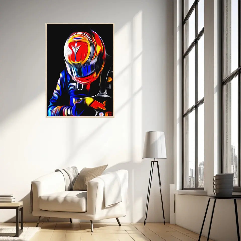 Affiche et Tableau Alex Albon Red Bull 2020 Formule 1