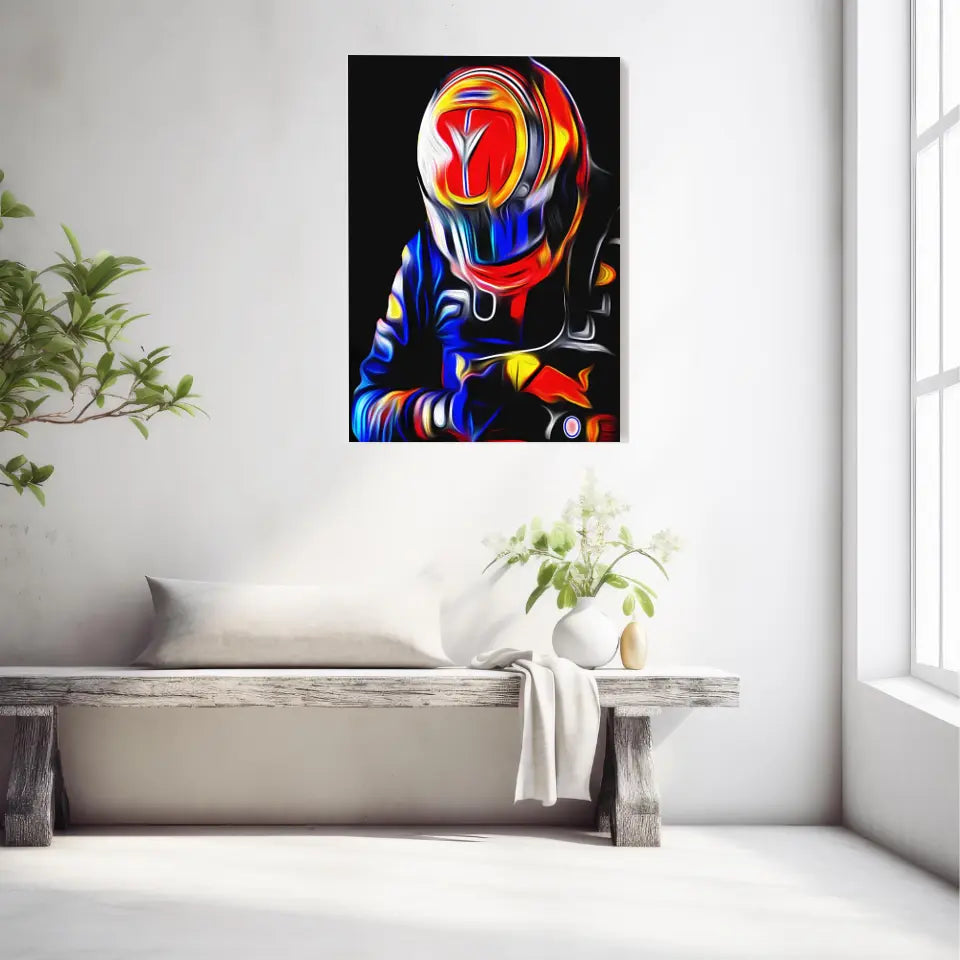 Affiche et Tableau Alex Albon Red Bull 2020 Formule 1