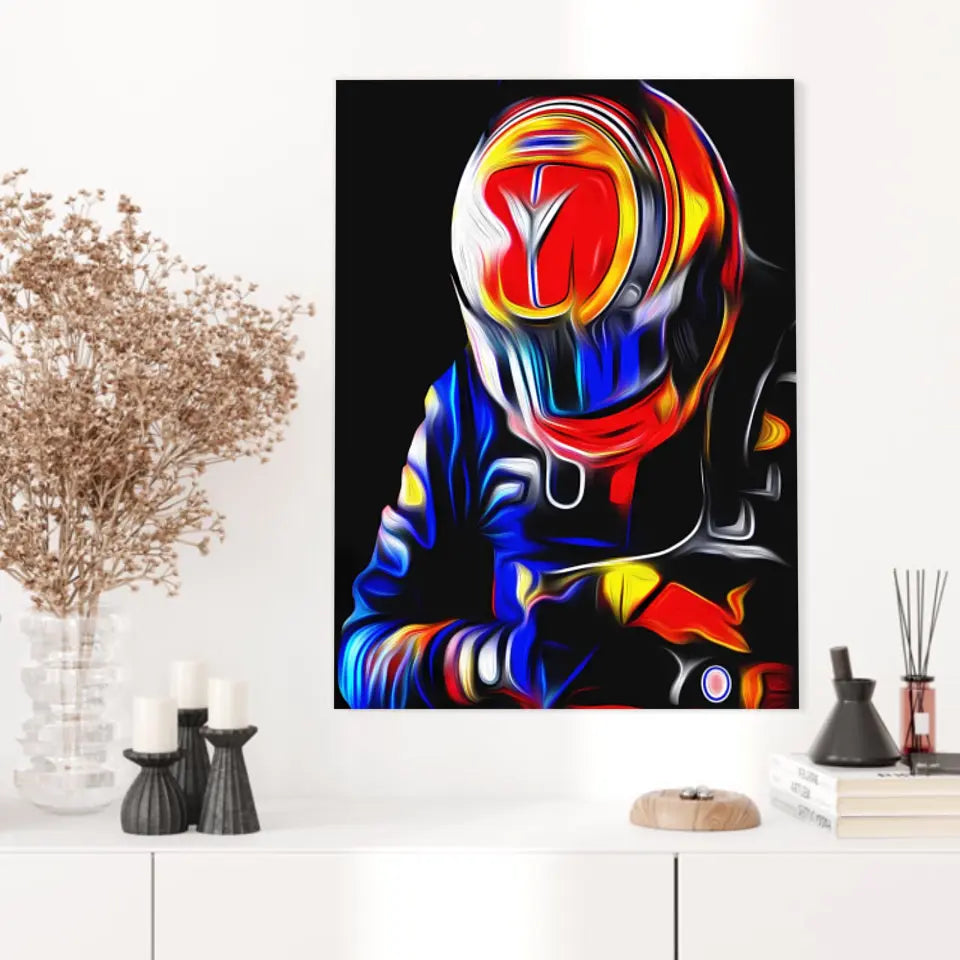 Affiche et Tableau Alex Albon Red Bull 2020 Formule 1