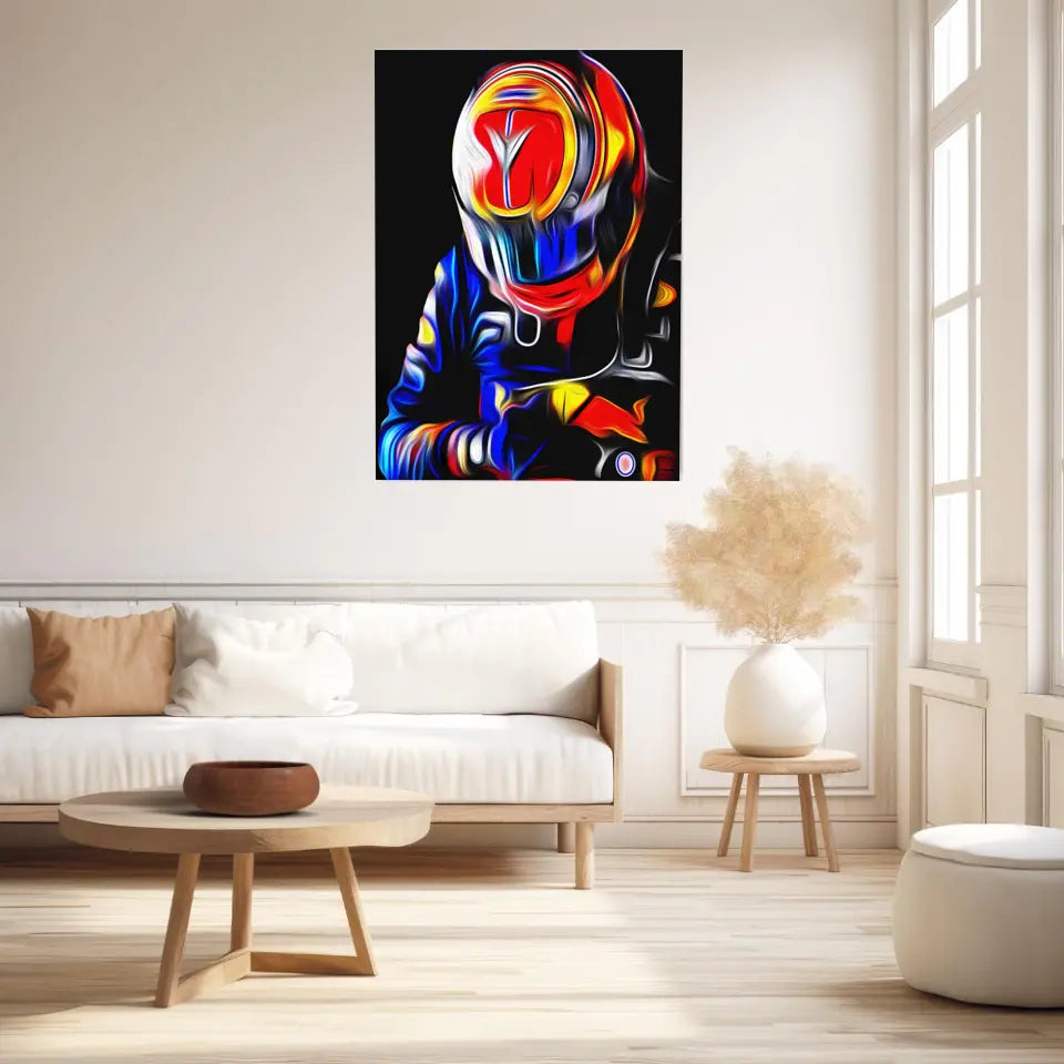 Affiche et Tableau Alex Albon Red Bull 2020 Formule 1