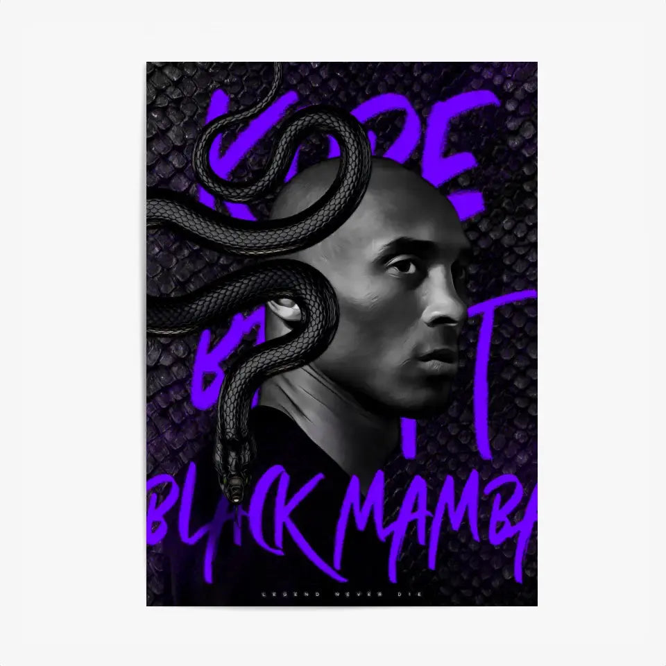 Affiche et Tableau Pop Art de Kobe Bryant Lakers 24