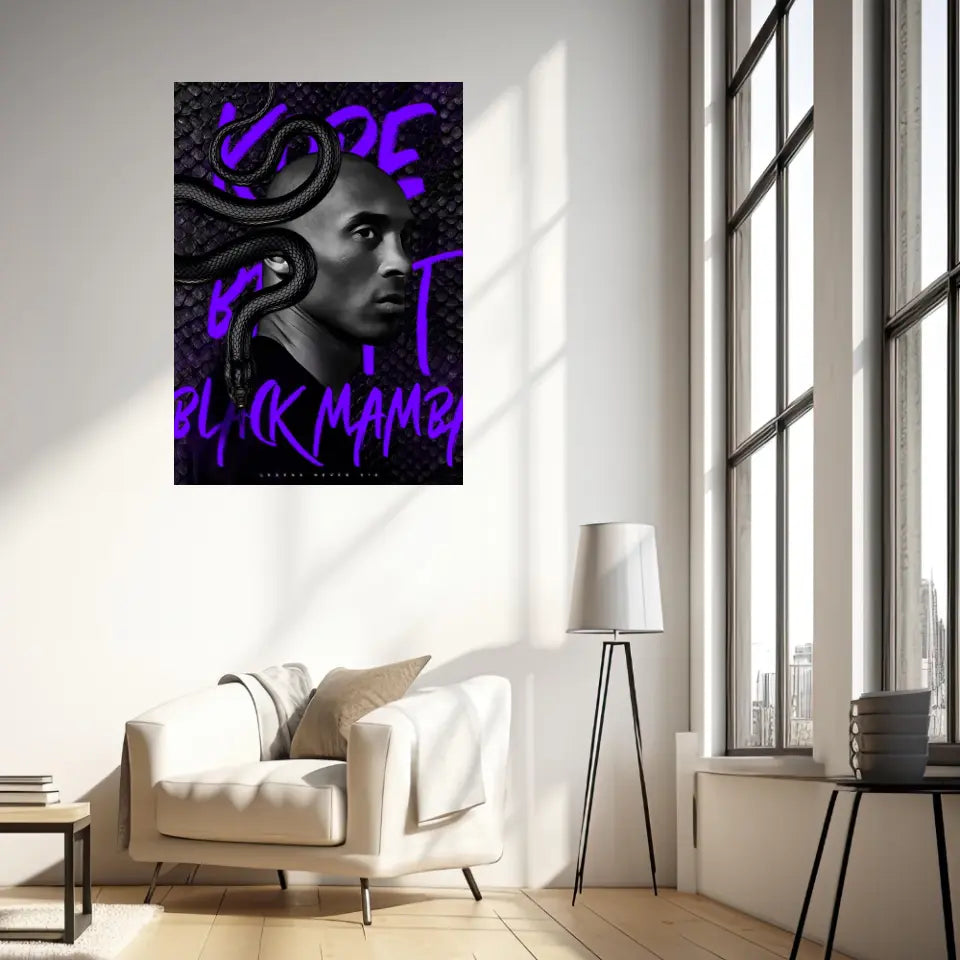 Affiche et Tableau Pop Art de Kobe Bryant Lakers 24