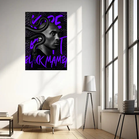 Affiche et Tableau Pop Art de Kobe Bryant Lakers 24