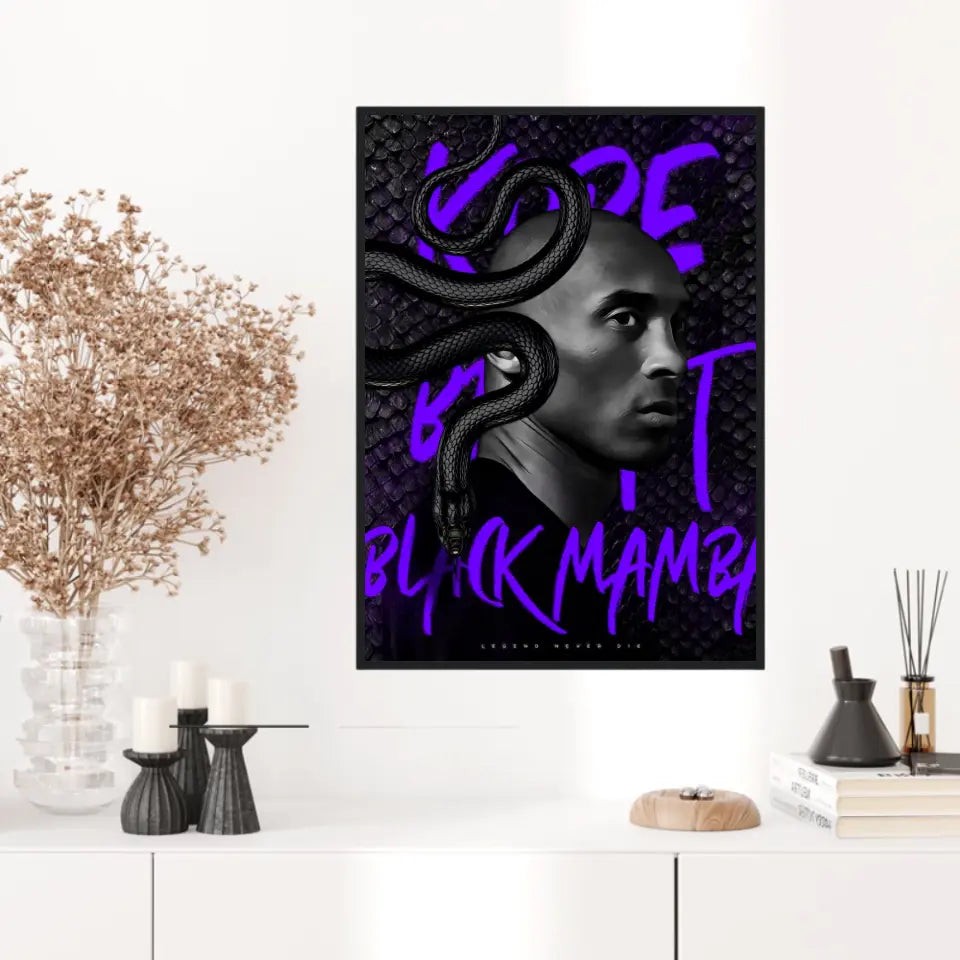Affiche et Tableau Pop Art de Kobe Bryant Lakers 24