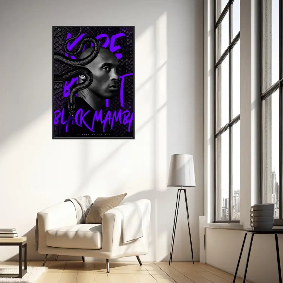 Affiche et Tableau Pop Art de Kobe Bryant Lakers 24
