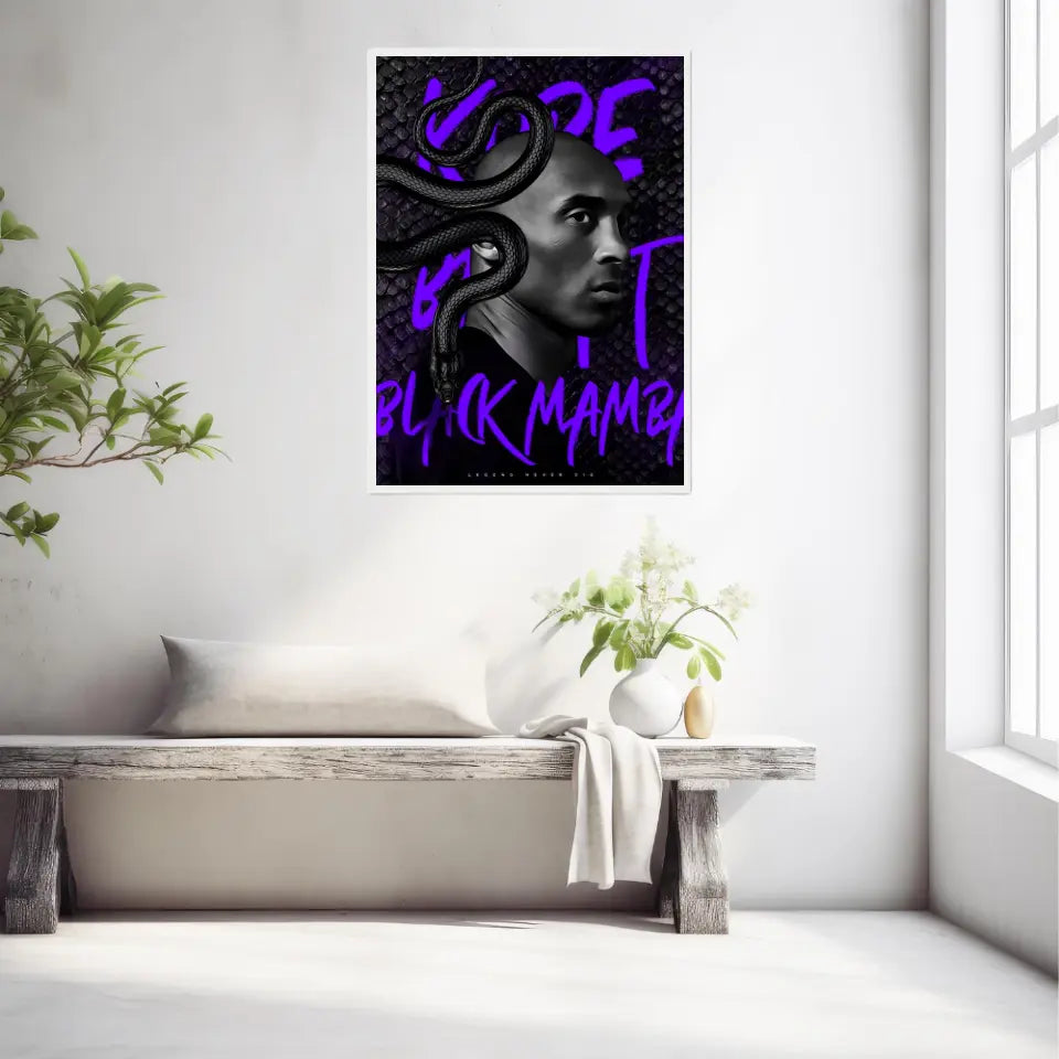 Affiche et Tableau Pop Art de Kobe Bryant Lakers 24