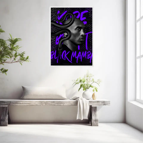 Affiche et Tableau Pop Art de Kobe Bryant Lakers 24