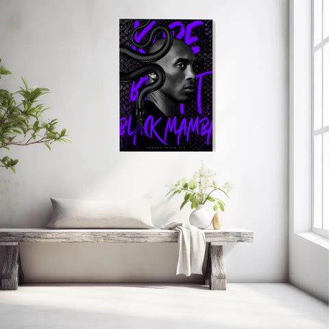 Affiche et Tableau Pop Art de Kobe Bryant Lakers 24