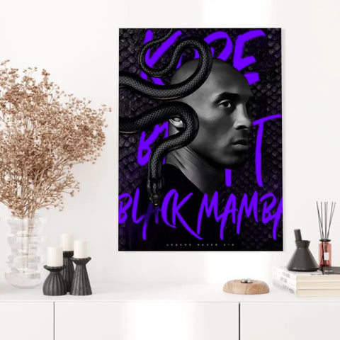 Affiche et Tableau Pop Art de Kobe Bryant Lakers 24