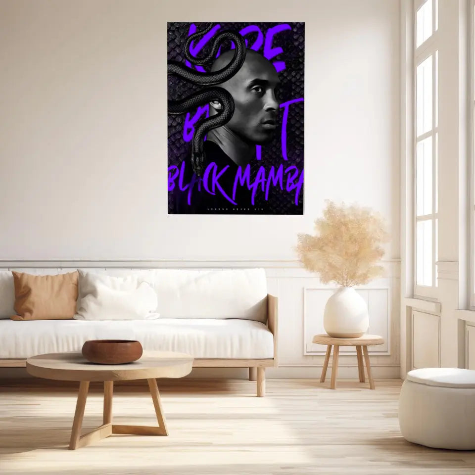 Affiche et Tableau Pop Art de Kobe Bryant Lakers 24