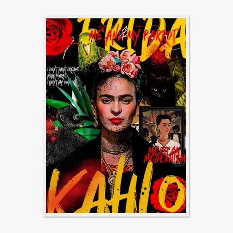 Affiche et Tableau Pop Art de Frida Kahlo