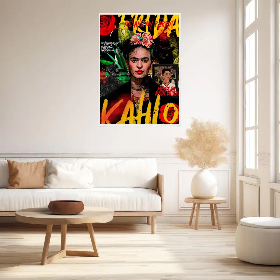 Affiche et Tableau Pop Art de Frida Kahlo