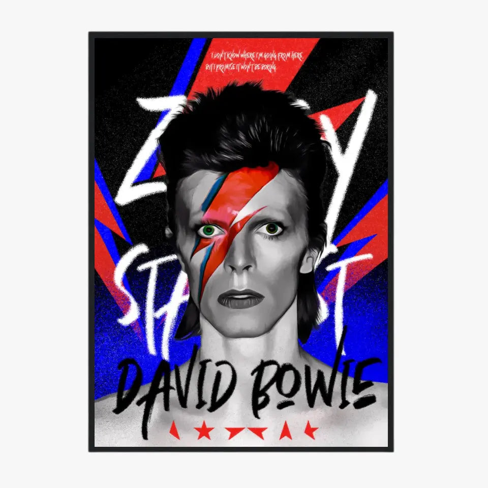 Affiche et Tableau Pop Art de David Bowie